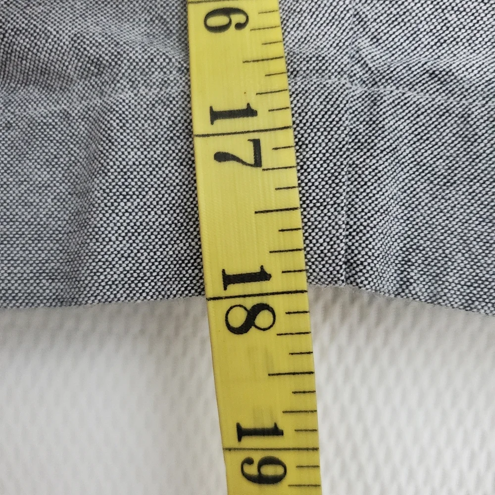 J. Crew Gramercy Gray Cotton Shorts 33 Waist